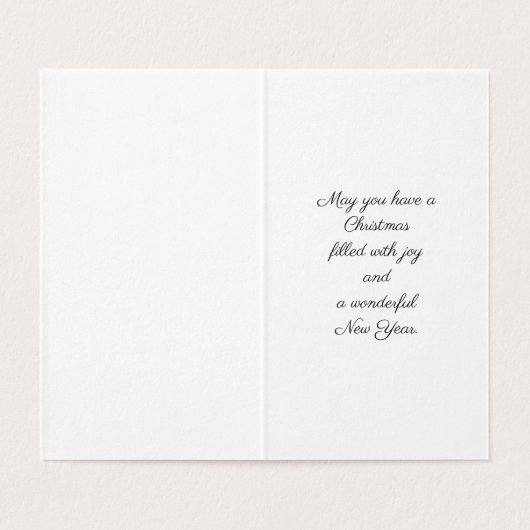 Eine Landkirche, eingebettet in den Schnee - Light (Innenseite Aufgefaltet)