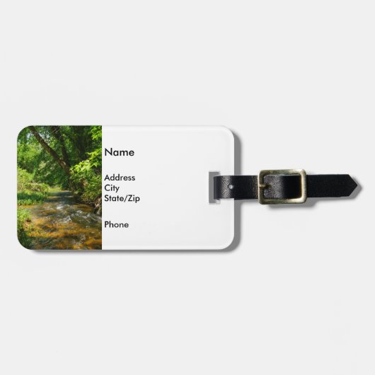 Eine Landkrebse Gepäckanhänger (Vorderseite horizontal)