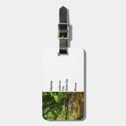 Eine Landkrebse Gepäckanhänger (Vorderseite vertikal)