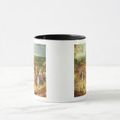 Eine ländliche Hochzeit Tasse (Zentrum)