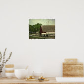 Eine ländliche Iowa-Landschaft Poster (Küche)