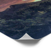 Eine ländliche Zuhause von Frederic Edwin Church Poster (Ecke)