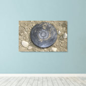 Eine Landmine mit Simulation Leinwanddruck (Insitu (Holzboden))