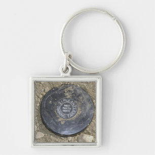 Eine Landmine mit Simulation Schlüsselanhänger