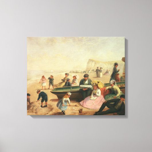 Eine Landschaft am Meer Leinwanddruck (Vorderseite)