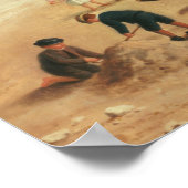 Eine Landschaft am Meer Poster (Ecke)