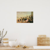 Eine Landschaft am Meer Poster (Küche)