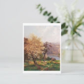 Eine Landschaft im Frühling durch Adolf Kaufmann Postkarte (Stehend Vorderseite)