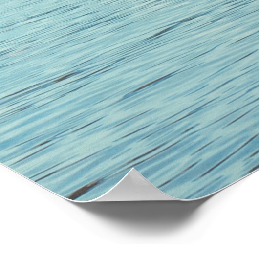 Eine Landschaft mit Bergen und Palmen Poster (Ecke)