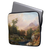 Eine Landschaft mit einer Schmiede Laptopschutzhülle (Vorderseite Links)