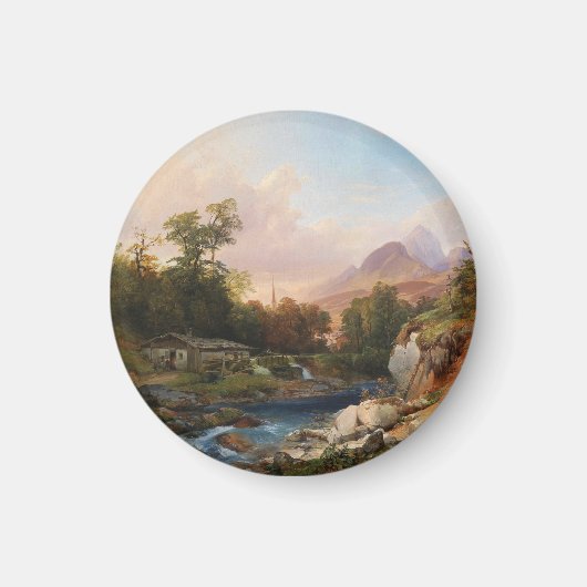 Eine Landschaft mit einer Schmiede Magnet (Vorne)