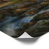 Eine Landschaft mit einer Schmiede Poster (Ecke)