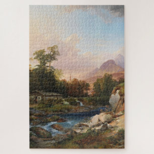 Eine Landschaft mit einer Schmiede Puzzle