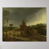 Eine Landschaft mit Galgen Poster (Vorne)