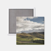 Eine Landschaft mit Hügeln und Wolken Magnet (Vorderseite/Rückseite)
