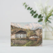 Eine Landschaft mit rosa Licht | Landschaft Postkarte (Stehend Vorderseite)
