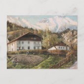 Eine Landschaft mit rosa Licht | Landschaft Postkarte (Vorderseite)