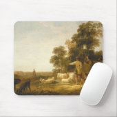 Eine Landschaft mit Schäfern und Shepherdesses Mousepad (Mit Mouse)
