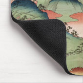 Eine Landschaft und ein Meerblick Mousepad (Ecke)