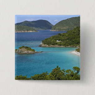Eine Landschaft von Caneel Bay von einer Straße au Button