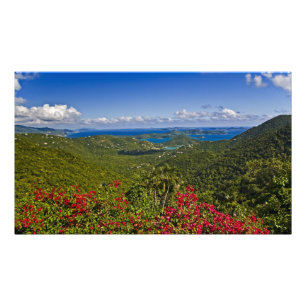 Eine Landschaft von Cruse Bay, St. John U.S Virgin Fotodruck