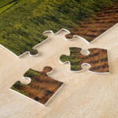 Eine landschaftliche Ansicht einer Scheune in Puzzle (Seite)