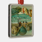 Eine landschaftliche Ansicht eingefaßt mit Silbernes Ornament (Rechts)