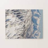 Eine landschaftliche Ansicht von Snowybergen und Puzzle (Horizontal)