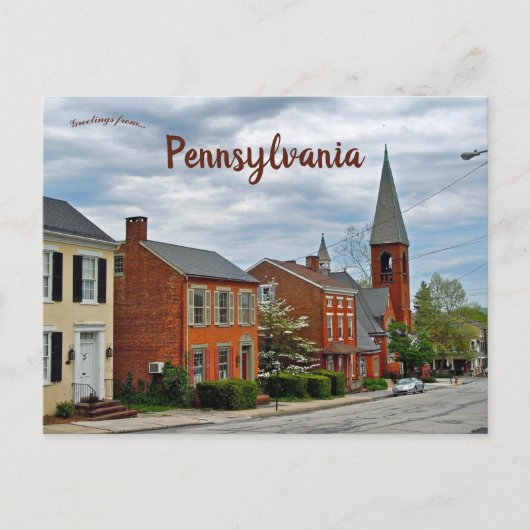 Eine Landschaftliche Aussicht auf Wrightsville Pen Postkarte (Vorderseite)