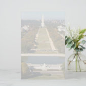 Eine Landschaftsansicht des Washington DC Briefpapier (Stehend Vorderseite)