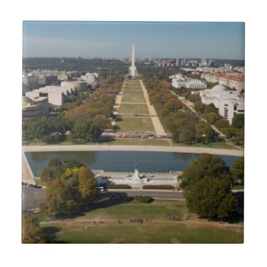 Eine Landschaftsansicht des Washington DC Fliese (Vorderseite)