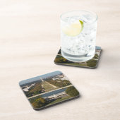 Eine Landschaftsansicht des Washington DC Getränkeuntersetzer (Rechte Seite)