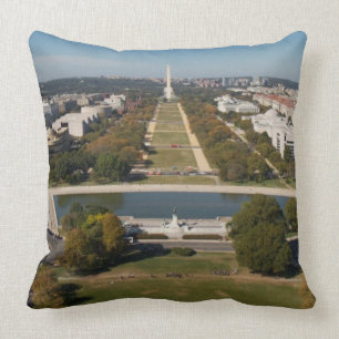 Eine Landschaftsansicht des Washington DC Kissen