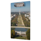 Eine Landschaftsansicht des Washington DC Klemmbrett (Links)