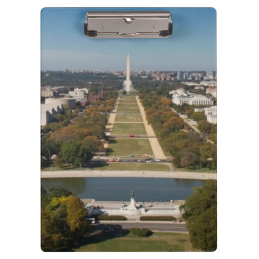 Eine Landschaftsansicht des Washington DC Klemmbrett (Vorderseite)