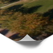 Eine Landschaftsansicht von Washington DC Poster (Ecke)