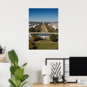 Eine Landschaftsansicht von Washington DC Poster (Heimbüro)