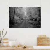 Eine Landstraße Poster (Küche)