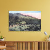 Eine Landwohnsitzlandschaft Leinwanddruck (Insitu (Wohnzimmer))