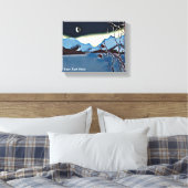 Eine lange kalte Nacht Leinwanddruck (Insitu (Schlafzimmer))