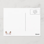 Eine lange kalte Nacht Postkarte (Rückseite)