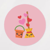 Eine lange Liebe Etiketten (Design 2)