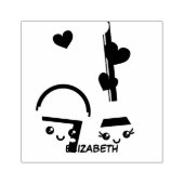 Eine lange Liebe Gummistempel (Prägung)