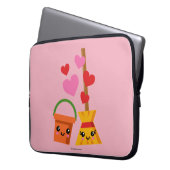 Eine lange Liebe Laptopschutzhülle (Vorderseite Links)