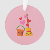 Eine lange Liebe Ornament (Vorderseite)