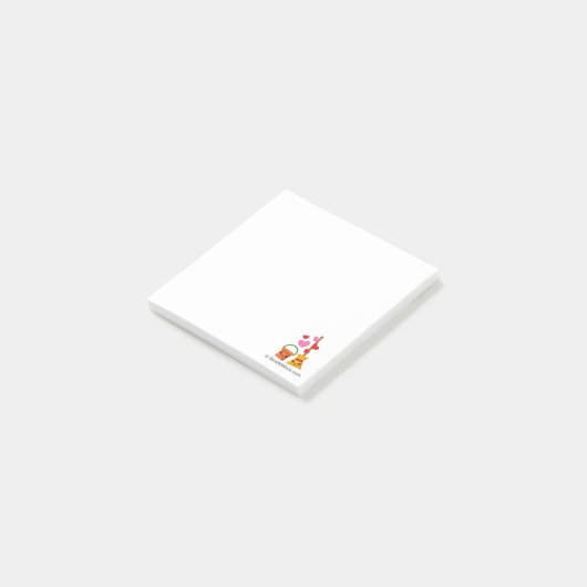 Eine lange Liebe Post-it Klebezettel (angewinkelt)