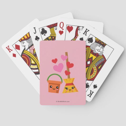 Eine lange Liebe Spielkarten (Rückseite)
