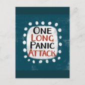 Eine lange Panikattacke auf der Postkarte (Vorderseite)
