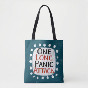 Eine lange Panikattacken-Tasche Tasche