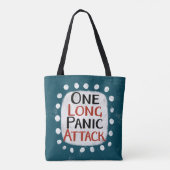 Eine lange Panikattacken-Tasche Tasche (Rückseite)
